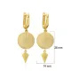 Plain Round Design Dangle Latch Back Silver Earrings Plain Round Design Dangle Latch Back Silver Earrings