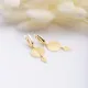 Plain Round Design Dangle Latch Back Silver Earrings Plain Round Design Dangle Latch Back Silver Earrings