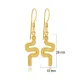 Snake Design Silver Hook Earrings Handmade Turkish Jewelry Snake Design Silver Hook Earrings Handmade Turkish Jewelry