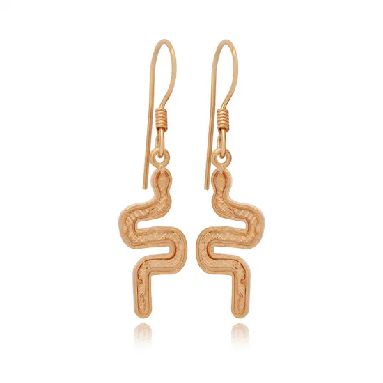 Snake Design Silver Hook Earrings Handmade Turkish Jewelry Snake Design Silver Hook Earrings Handmade Turkish Jewelry