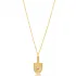 Ruby CZ Dainty 925 Sterling Silver Necklace