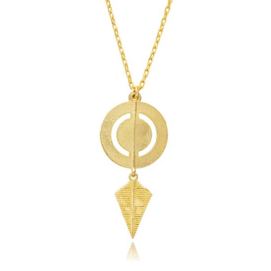 Turkish Disc Round 925 Sterling Silver Necklace Turkish Disc Round 925 Sterling Silver Necklace