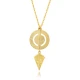 Turkish Disc Round 925 Sterling Silver Necklace Turkish Disc Round 925 Sterling Silver Necklace
