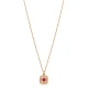 Ruby CZ Square 925 Sterling Silver Necklace Ruby CZ Square 925 Sterling Silver Necklace