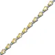 Pear Drop Citrine CZ Tennis Sterling Silver Bracelet Pear Drop Citrine CZ Tennis Sterling Silver Bracelet