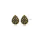 Turkish Black CZ Pear 925 Sterling Silver Earrings Turkish Black CZ Pear 925 Sterling Silver Earrings