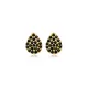 Turkish Black CZ Pear 925 Sterling Silver Earrings Turkish Black CZ Pear 925 Sterling Silver Earrings