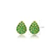Emerald CZ Pear Design 925 Stud Earrings Emerald CZ Pear Design 925 Stud Earrings