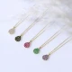 Pear Emerald CZ 925 Sterling Silver Necklace Pear Emerald CZ 925 Sterling Silver Necklace