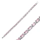 Pink CZ Baguette Tennis 925 Sterling Silver Bracelet Pink CZ Baguette Tennis 925 Sterling Silver Bracelet