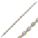 Tennis Oval Citrine CZ 925 Sterling Silver Bracelet Tennis Oval Citrine CZ 925 Sterling Silver Bracelet