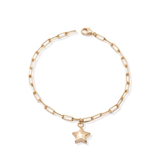 Star Shape Anklet in 925 Sterling Silver