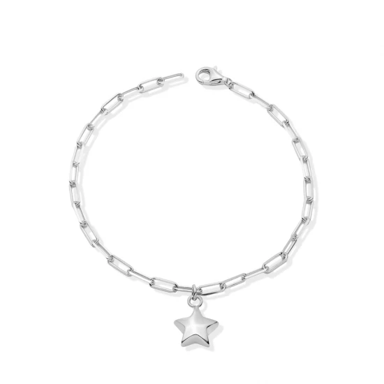 Star Shape Anklet in 925 Sterling Silver