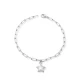 Star Shape Anklet in 925 Sterling Silver