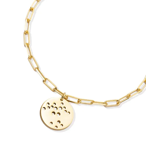 Hole Plain Anklet in 925 Sterling Silver