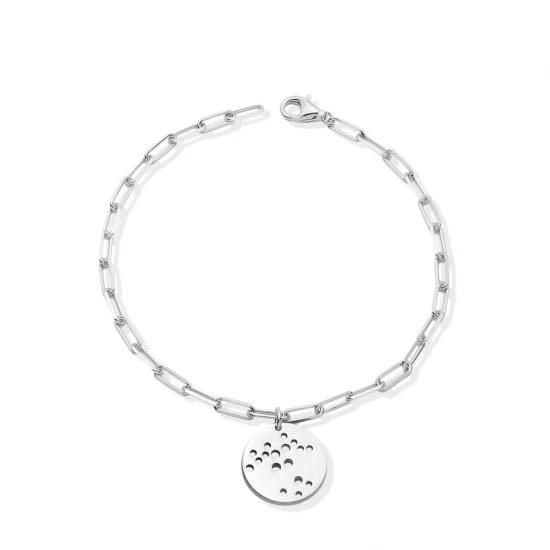 Hole Plain Anklet in 925 Sterling Silver Hole Plain Anklet in 925 Sterling Silver