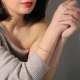 Laser Heart Shape Ball Chain Sterling Silver Bracelet Laser Heart Shape Ball Chain Sterling Silver Bracelet