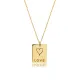 Laser Love Message 925 Sterling Silver Necklace Laser Love Message 925 Sterling Silver Necklace