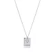 Laser Love Message 925 Sterling Silver Necklace Laser Love Message 925 Sterling Silver Necklace
