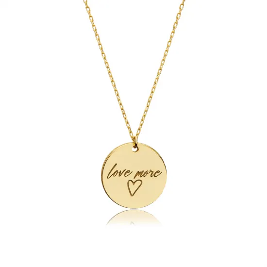 Plain Love Message 925 Sterling Silver Necklace Plain Love Message 925 Sterling Silver Necklace