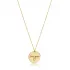 Plain Love Message 925 Sterling Silver Necklace