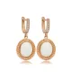 White Opal Oval Dangle 925 Sterling Silver Earrings White Opal Oval Dangle 925 Sterling Silver Earrings