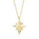 North Star Design Charm Silver Necklace