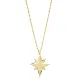 North Star Design Charm Silver Necklace