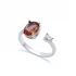 Oval Shape Zultanite Adjustable Sterling Silver Ring