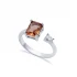 Rectangle Zultanite Adjustable 925 Sterling Silver Ring
