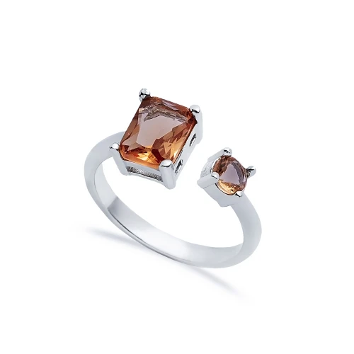 Zultanite Rectangle Adjustable 925 Sterling Silver Ring