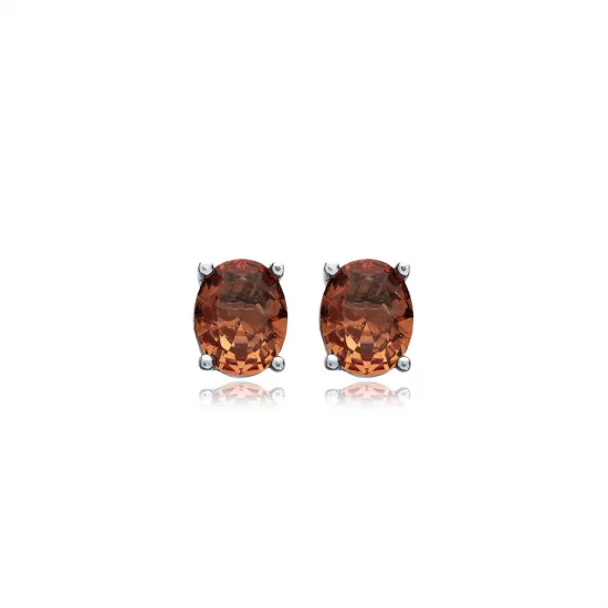 Oval Design Zultanite Silver Stud Earrings Oval Design Zultanite Silver Stud Earrings