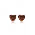 10x10 mm Heart Zultanite Stud Earrings