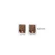 Zultanite Rectangle Silver Stud Earrings Zultanite Rectangle Silver Stud Earrings