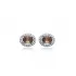 Zircon Oval Zultanite Silver Stud Earrings