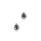Tiny Pear Zultanite Silver Stud Earrings Tiny Pear Zultanite Silver Stud Earrings