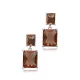 Zultanite Rectangle Cluster Earrings Zultanite Rectangle Cluster Earrings