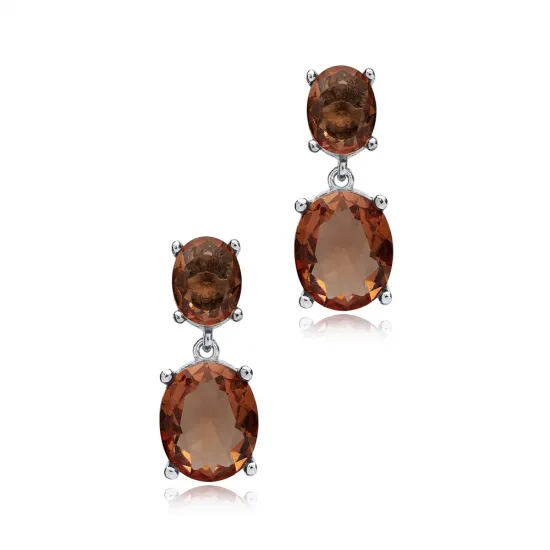 Zultanite Oval Cluster 925 Sterling Silver Earrings Zultanite Oval Cluster 925 Sterling Silver Earrings