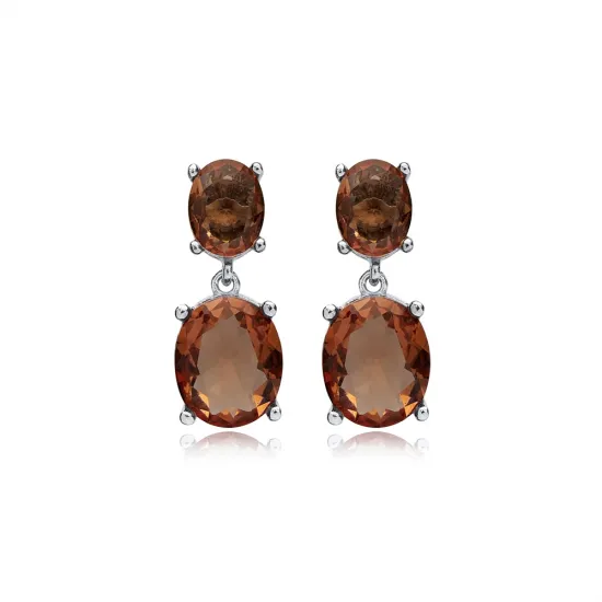 Zultanite Oval Cluster 925 Sterling Silver Earrings Zultanite Oval Cluster 925 Sterling Silver Earrings