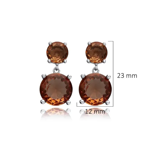 Zultanite Round Cluster 925 Sterling Silver Earrings
