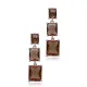 Rectangle Zultanite Cluster Sterling Silver Earrings