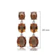 Oval Zultanite Cluster Earrings Oval Zultanite Cluster Earrings