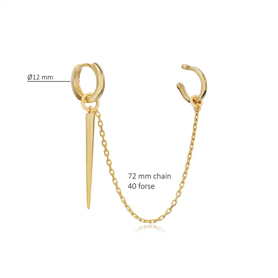 Stick Charm Silver Cartilage Earring Stick Charm Silver Cartilage Earring