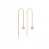 CZ Threader Earing 925 Sterling Silver Earrings