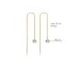 CZ Stone 925 Silver Threader Earing CZ Stone 925 Silver Threader Earing