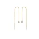 CZ Stone 925 Silver Threader Earing CZ Stone 925 Silver Threader Earing