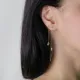 CZ Stone 925 Silver Threader Earing CZ Stone 925 Silver Threader Earing