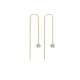 CZ Stone 925 Silver Threader Earing CZ Stone 925 Silver Threader Earing