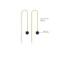 Sapphire Threader 925 Sterling Silver Earrings Sapphire Threader 925 Sterling Silver Earrings