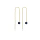 Sapphire Threader 925 Sterling Silver Earrings Sapphire Threader 925 Sterling Silver Earrings